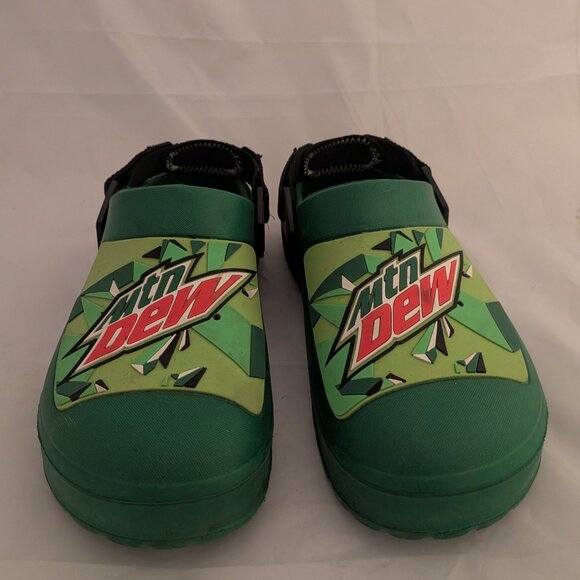Mountain Dew Mens Slip-On Sandals Clogs Size 10 - Picture 2 of 6